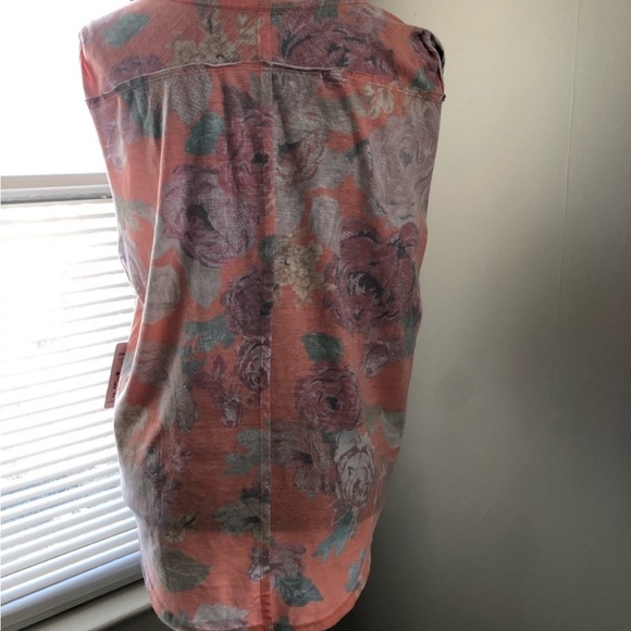 NWT - We The Free Women’s Lightweight Soft Tank Tops (Orange Combo / XS) - Picture 4 of 5